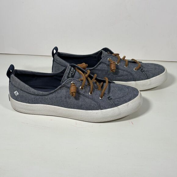 SPERRY Crest Vibe STS81469 Blue Slip On Sneakers - Picture 3 of 8